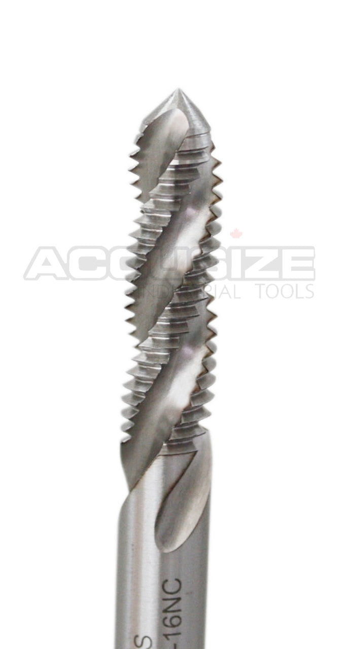 HSS Spiral Flute Taps, ANSI, Ground, 10 pcs/set or 5pcs/set