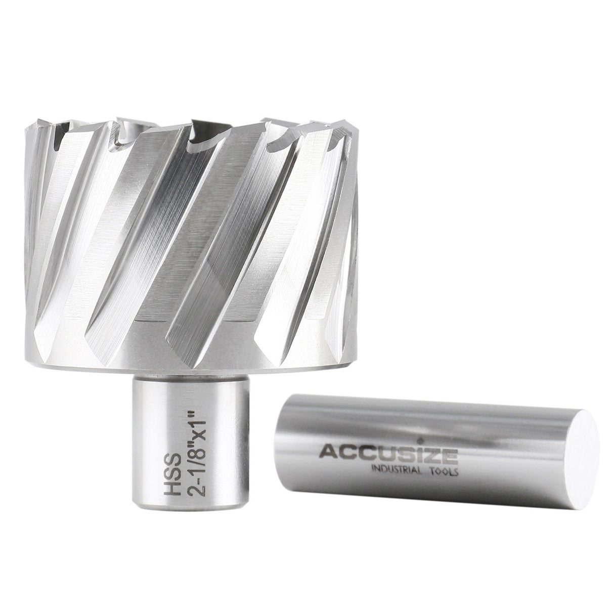 1" Cutting Depth, H.S.S. Annular Cutters, with 3/4" or 1-1/4" Weldon Shank, CBN Ground, ANSI STANDARD