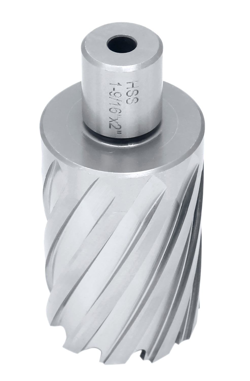 2" Cutting Depth, H.S.S. Annular Cutters with 3/4" or 1-1/4" Weldon Shank, CBN Ground, ANSI Standard