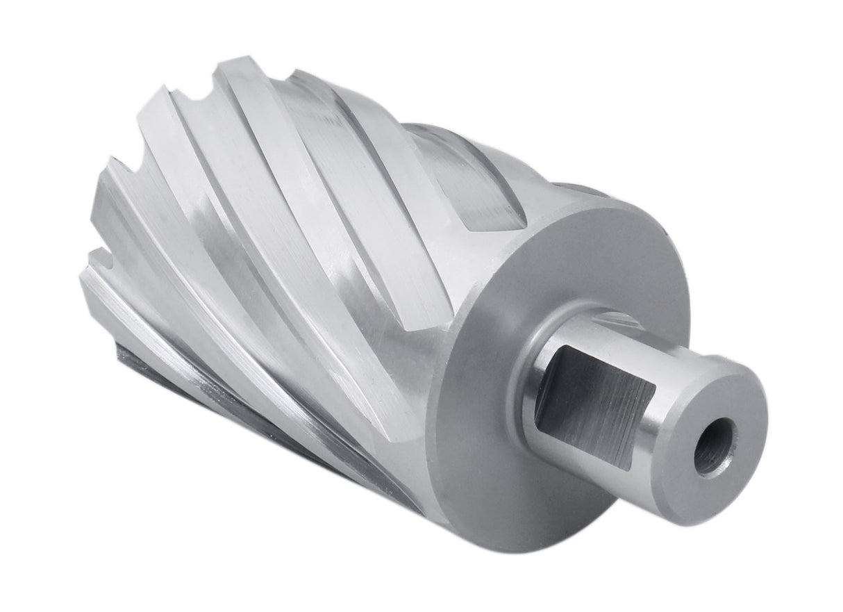 2" Cutting Depth, H.S.S. Annular Cutters with 3/4" or 1-1/4" Weldon Shank, CBN Ground, ANSI Standard