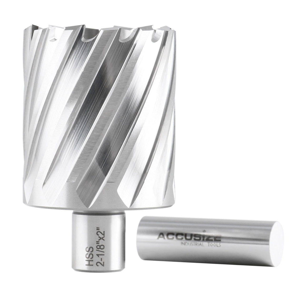 2" Cutting Depth, H.S.S. Annular Cutters with 3/4" or 1-1/4" Weldon Shank, CBN Ground, ANSI Standard