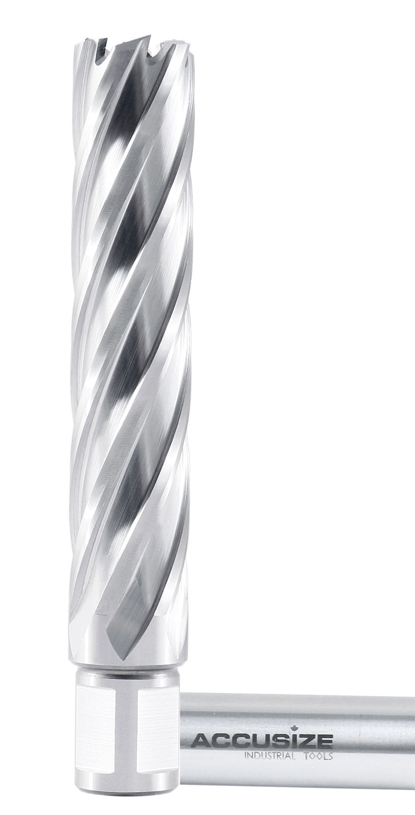 4" Cutting Depth, H.S.S. Annular Cutters with 3/4" Weldon Shank, CBN Ground, ANSI Standard