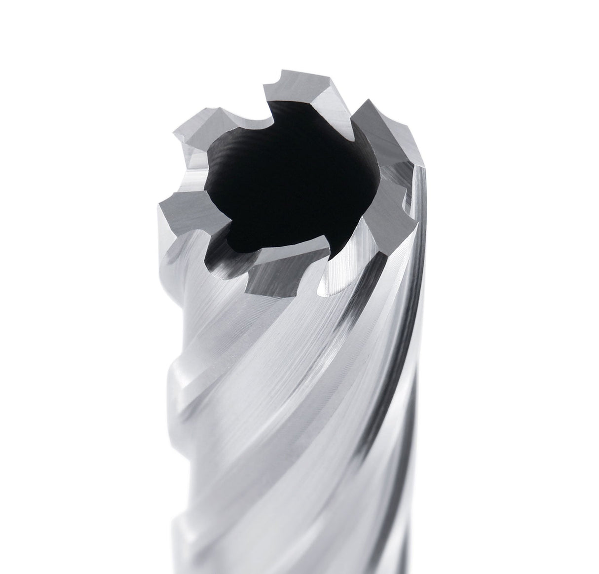 4" Cutting Depth, H.S.S. Annular Cutters with 3/4" Weldon Shank, CBN Ground, ANSI Standard