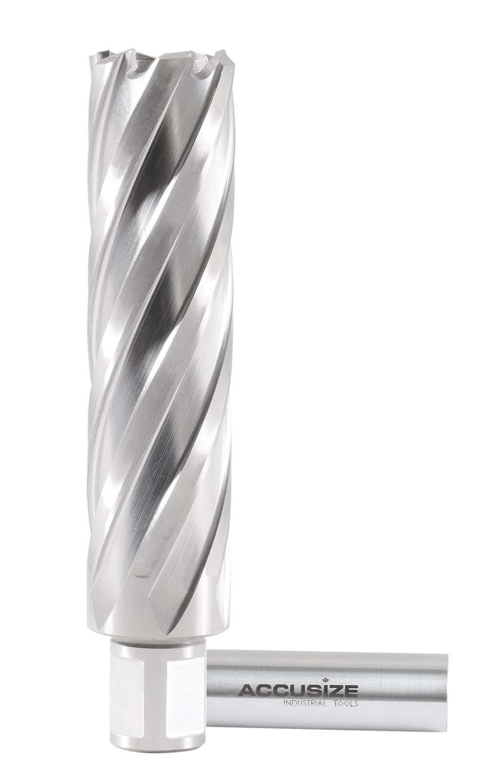 4" Cutting Depth, H.S.S. Annular Cutters with 3/4" Weldon Shank, CBN Ground, ANSI Standard