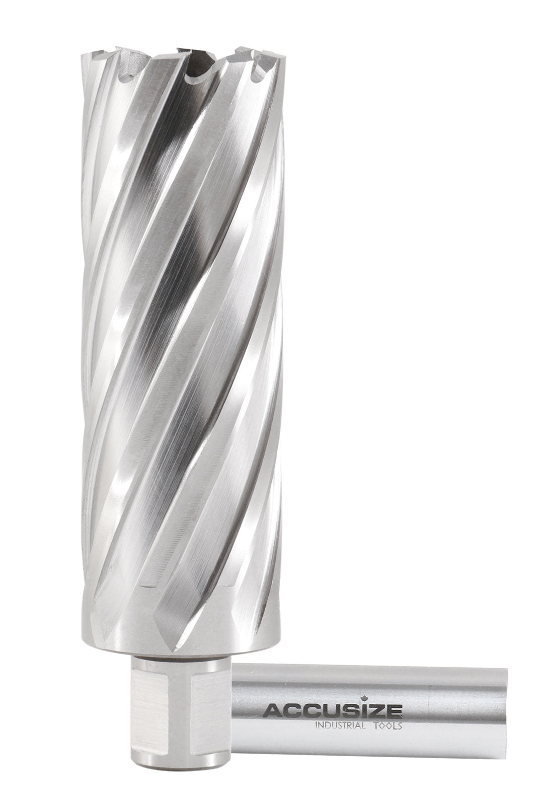 4" Cutting Depth, H.S.S. Annular Cutters with 3/4" Weldon Shank, CBN Ground, ANSI Standard