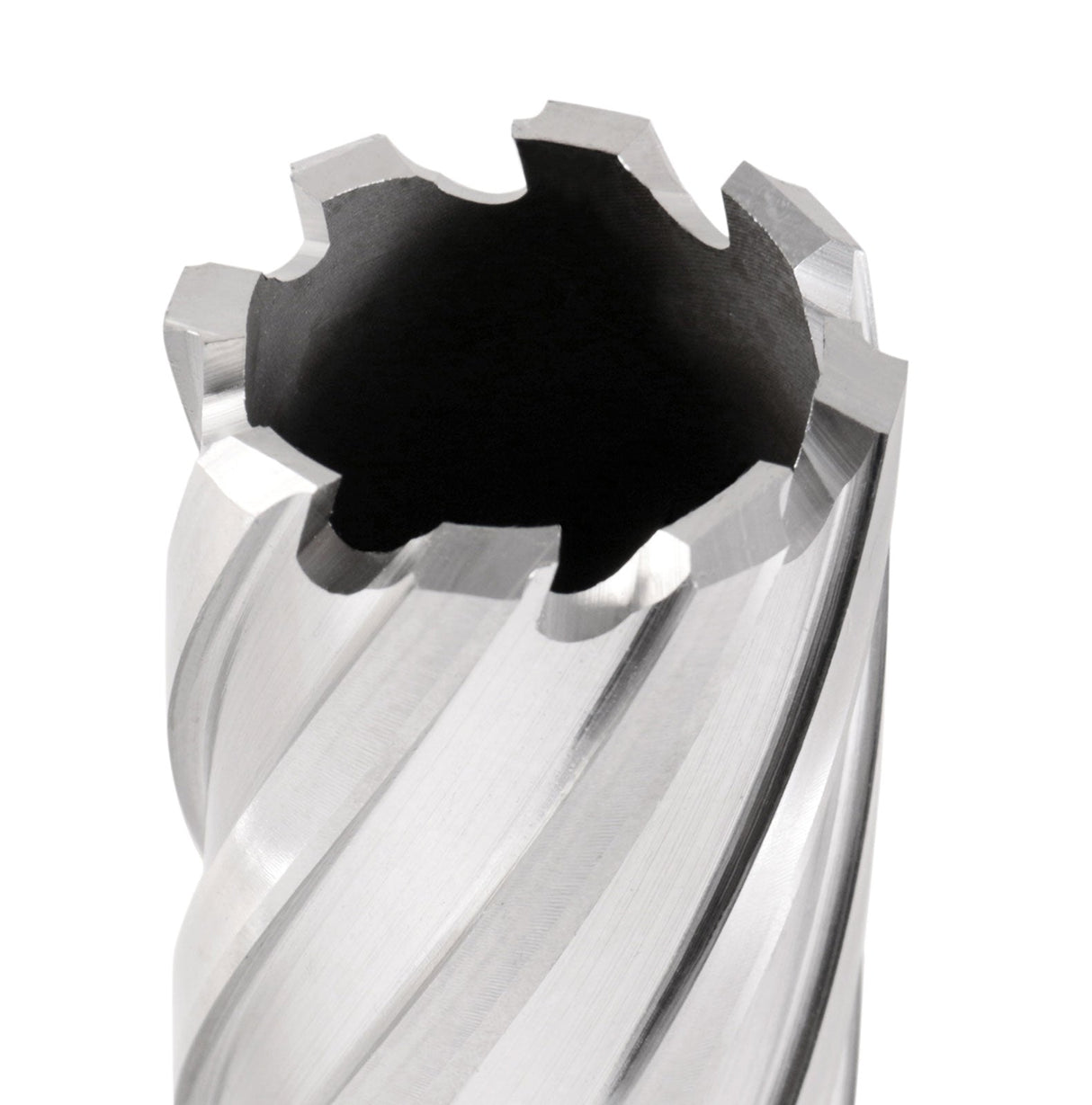 4" Cutting Depth, H.S.S. Annular Cutters with 3/4" Weldon Shank, CBN Ground, ANSI Standard