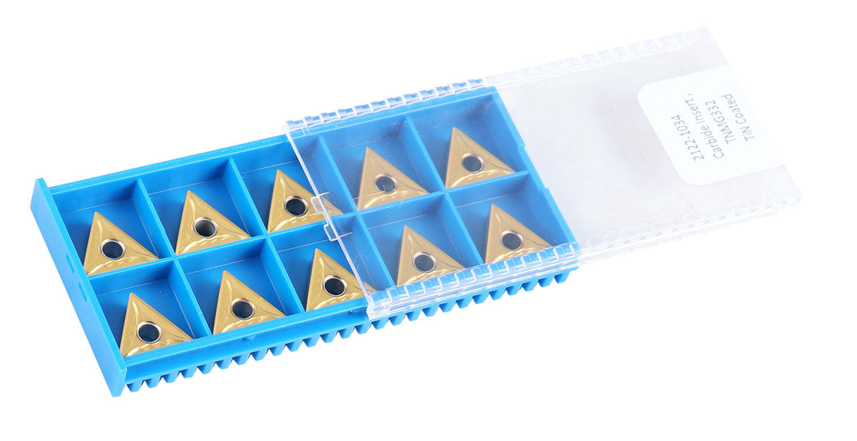 TNMG332, Carbide Inserts, Tin Coated, 10 Pcs/Set