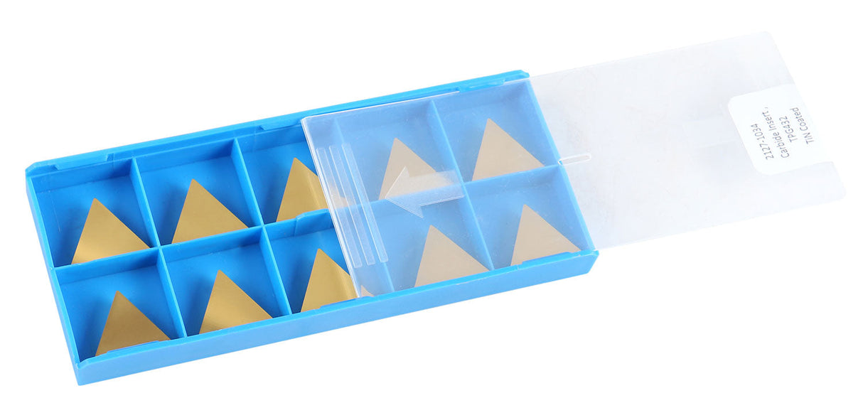 TPG, TiN Coated Carbide Inserts, 10 Pcs/Set