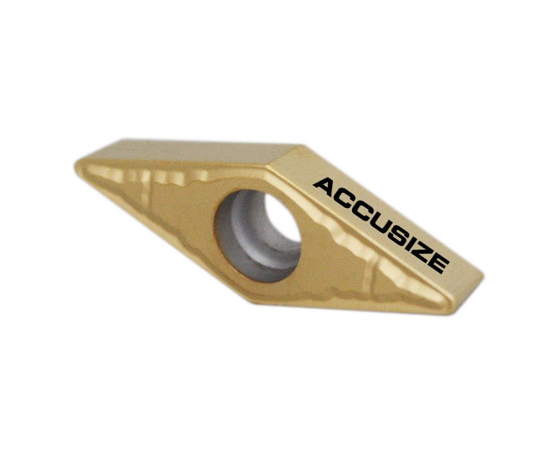 VBMT332, Carbide Inserts, TiN Coated, 10 Pcs/Set