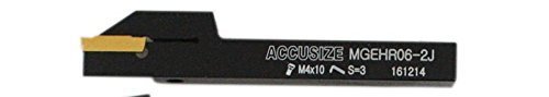 AccusizeTools - 3/8" Cut-Off Holder, Parting Tool, MGEHR06-2 of 2387-2003 (Insert not Included)