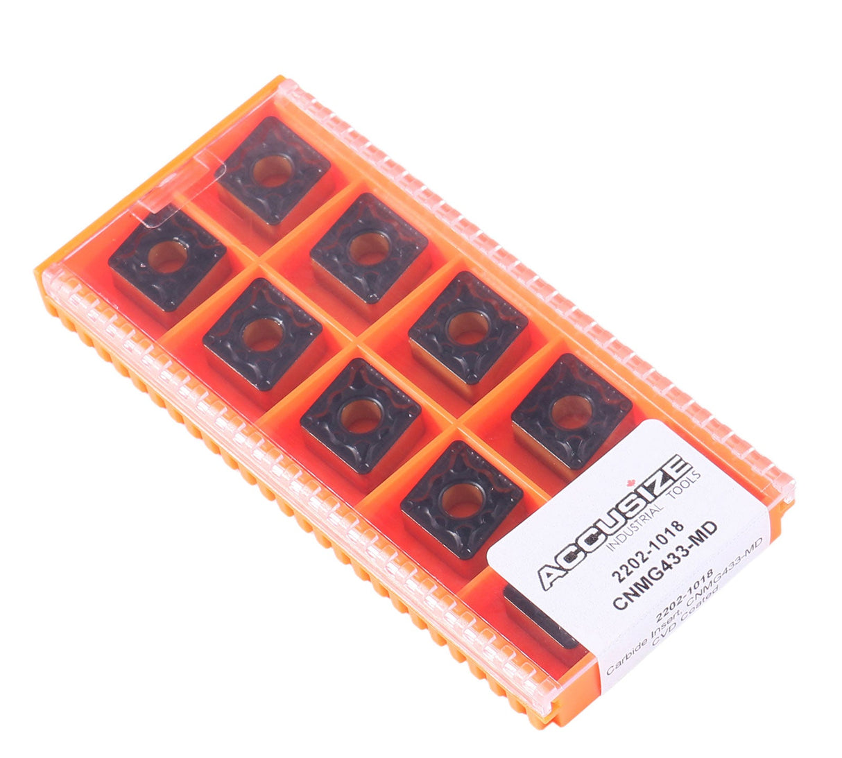 Carbide inserts, CVD Coating, CNMG, Black/Yellow, 10 ps/box