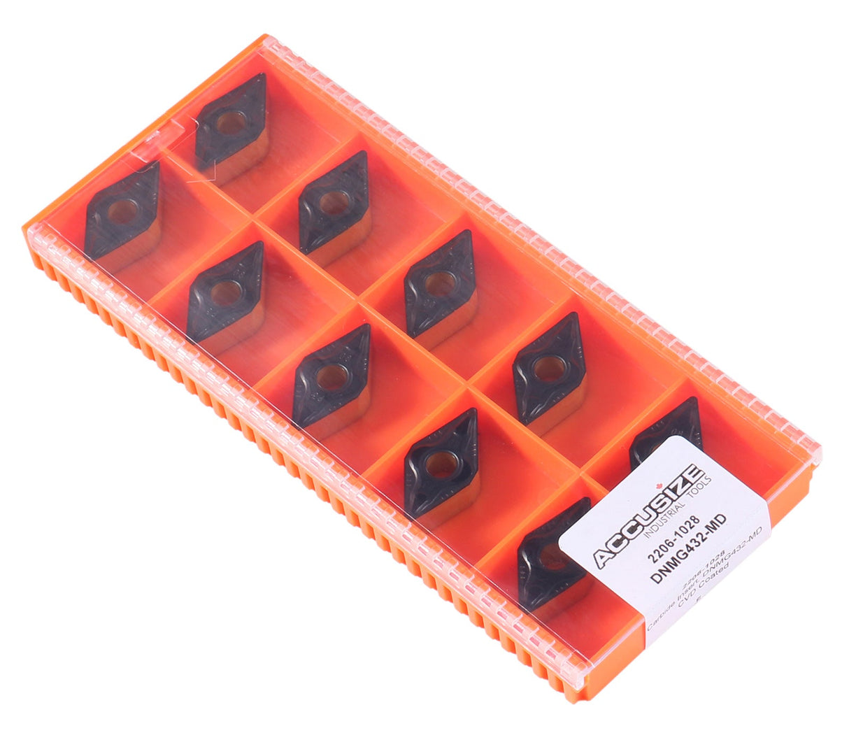 DNMG332 & 432 Carbide Inserts, CVD Coated, Black/Yellow, 10 ps/box