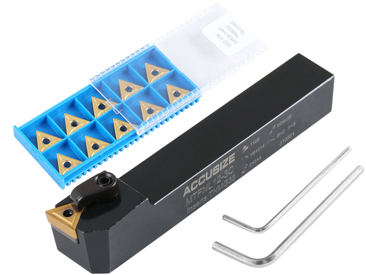 MTFN R/L Toolholders with TNMG Carbide Inserts