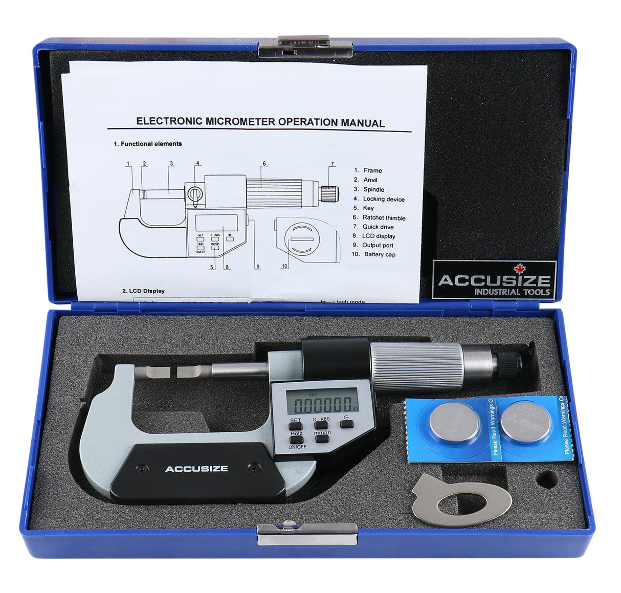 Blade Electronic Digital Micrometers
