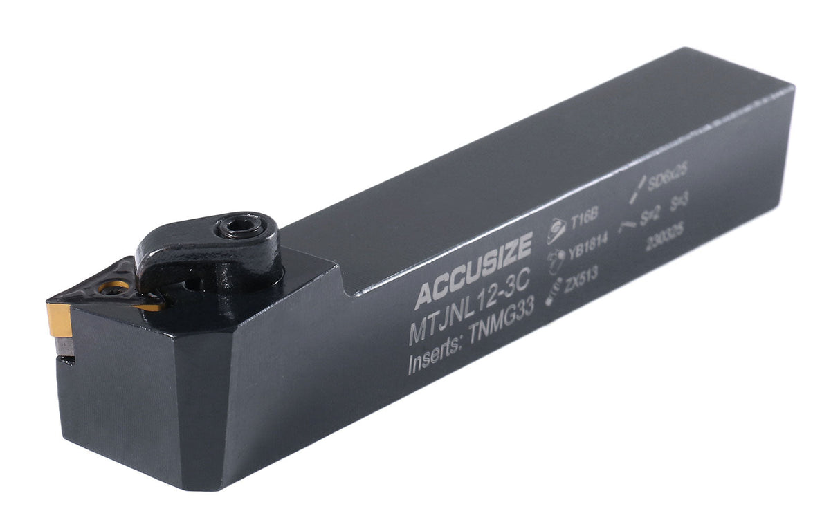 MTJNR 93 Degree Lathe Tool Holder with Carbide TNMG Insert