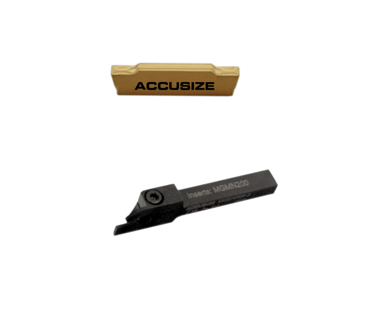 Indexable Cut-off Tool Holders with Carbide Inserts for Steel and Aluminum