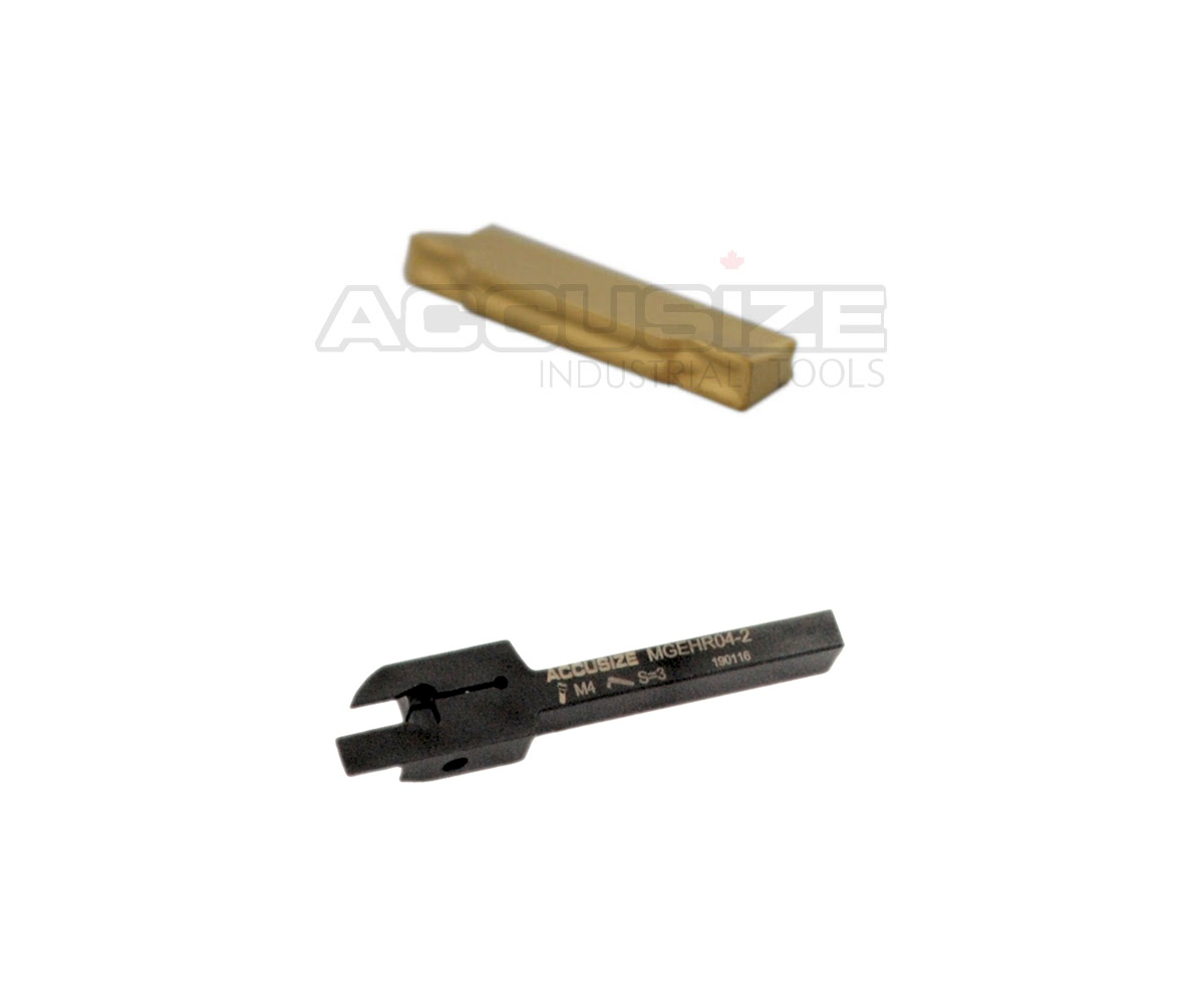 Indexable Cut-off Tool Holders with Carbide Inserts for Steel and Aluminum