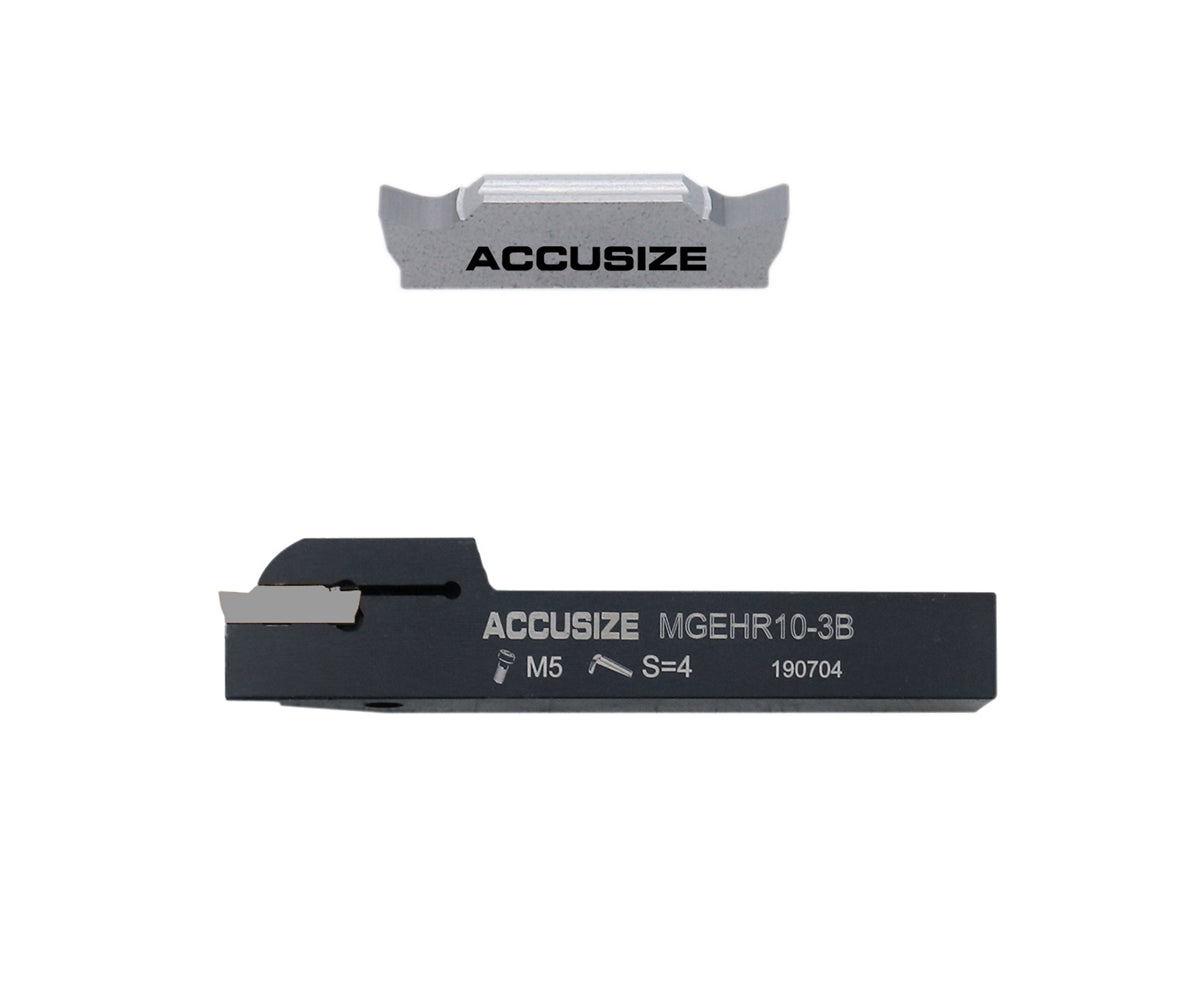 Indexable Cut-off Tool Holders with Carbide Inserts for Steel and Aluminum