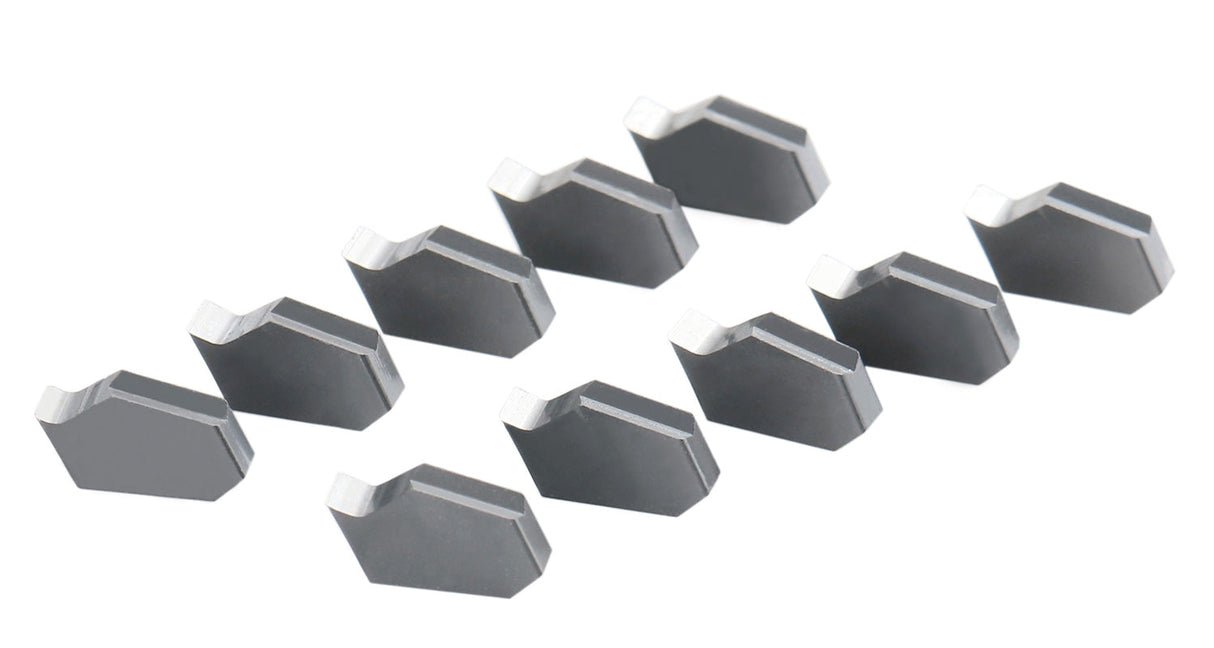 Self-Lock Carbide Cut-off GTN Carbide Inserts, 0 Degree Angle, for Cutting Steel, Aluminum or Stainless Steel