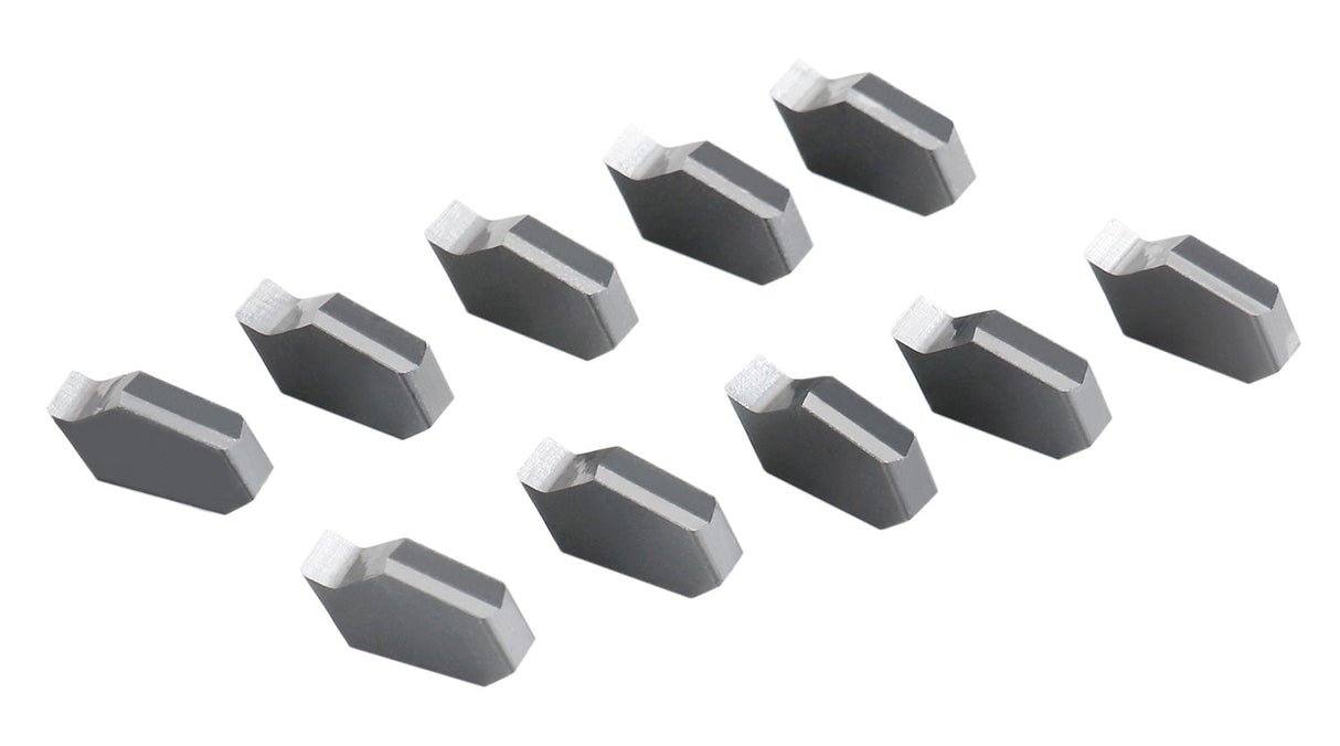 Self-Lock Carbide Cut-off GTN Carbide Inserts, 0 Degree Angle, for Cutting Steel, Aluminum or Stainless Steel