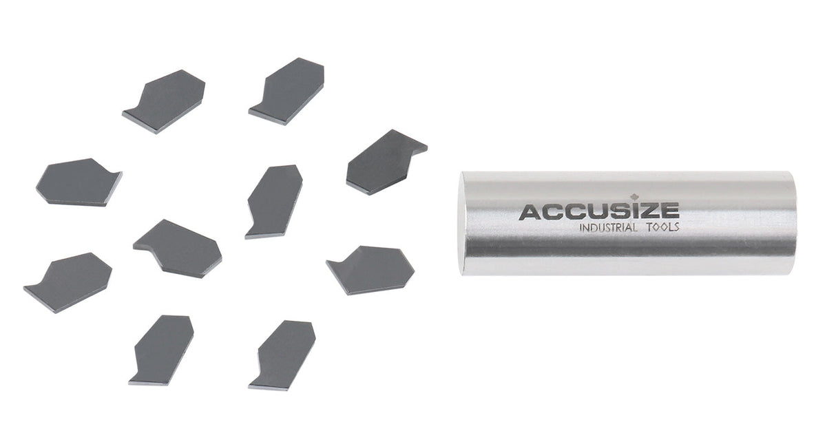 Self-Lock Carbide Cut-off GTN Carbide Inserts, 0 Degree Angle, for Cutting Steel, Aluminum or Stainless Steel