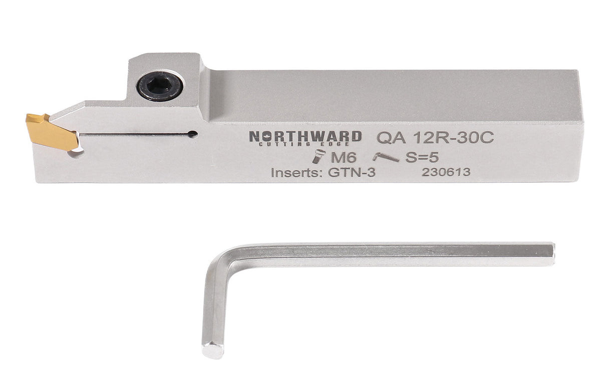 Right Hand Heavy-Duty Indexable Grooving & Cut-Off Holder