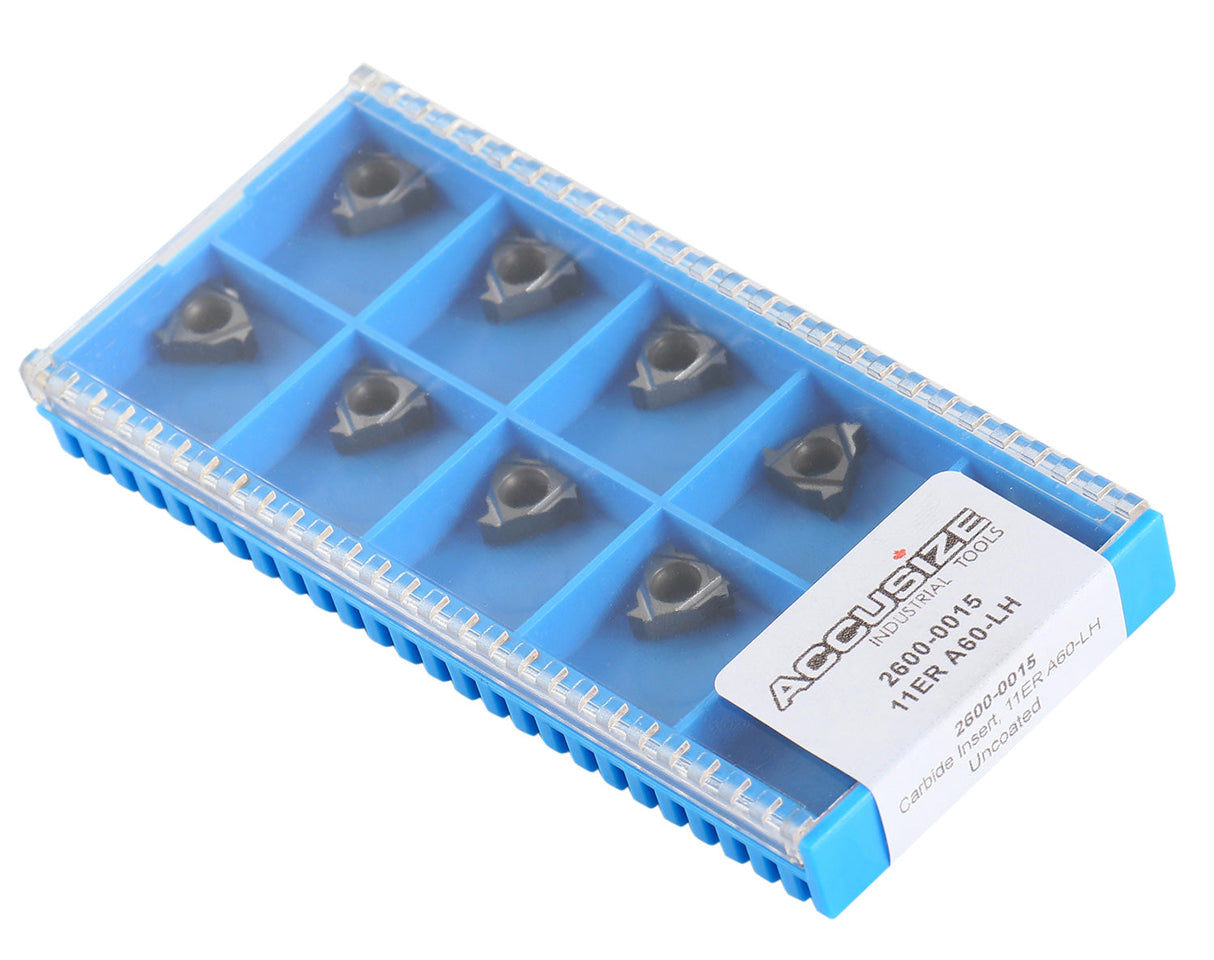 11ER A60-LH, 16ER A60-LH, Carbide Threading Inserts for Cutting Aluminum , 10 Pcs/Box
