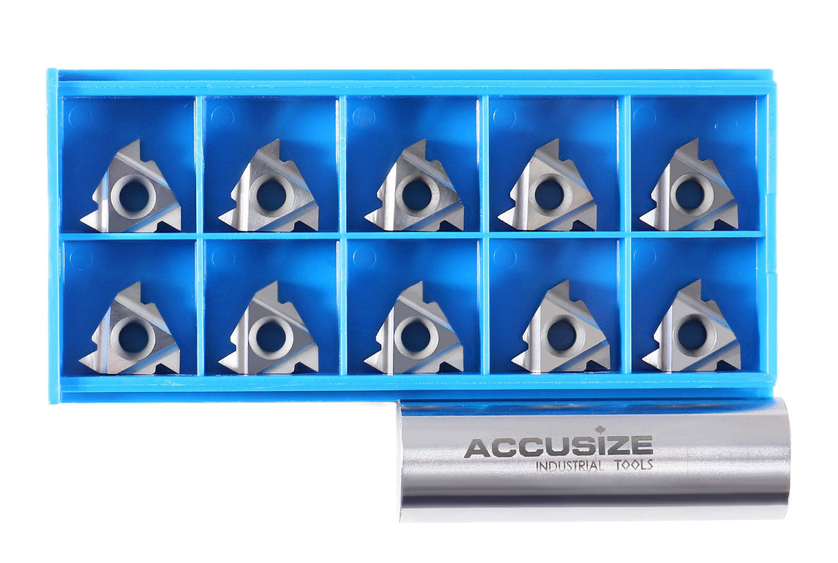 11ER A60-LH, 16ER A60-LH, Carbide Threading Inserts for Cutting Aluminum , 10 Pcs/Box