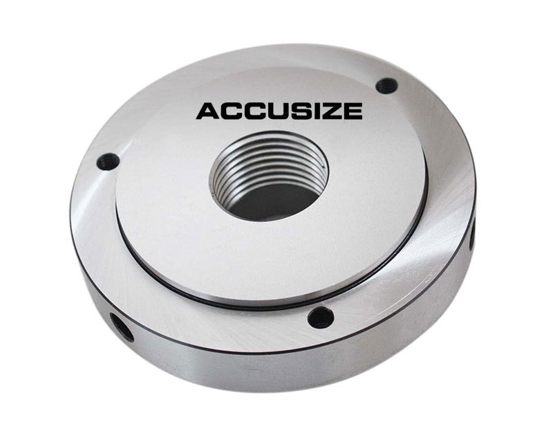 5" Semi Finished Threaded Back Plate for Plain Back Lathe Chuck