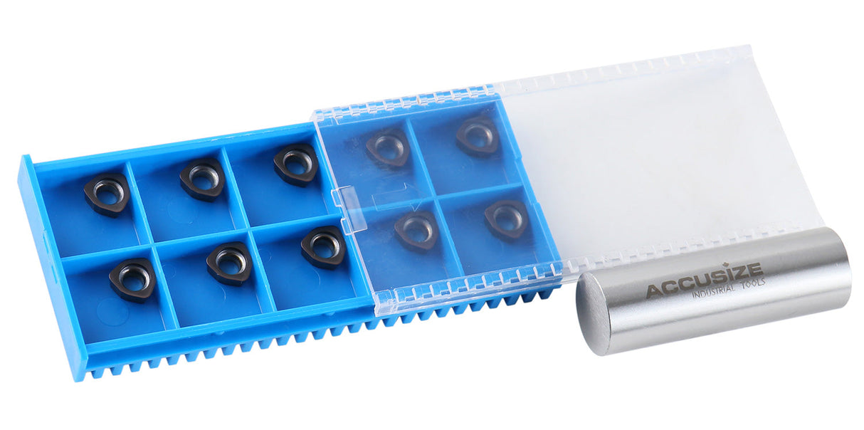 WPGT Carbide Inserts, TiALN Coated, for 0028-serial High Feed Face Mill & End Mills, 10pcs/package