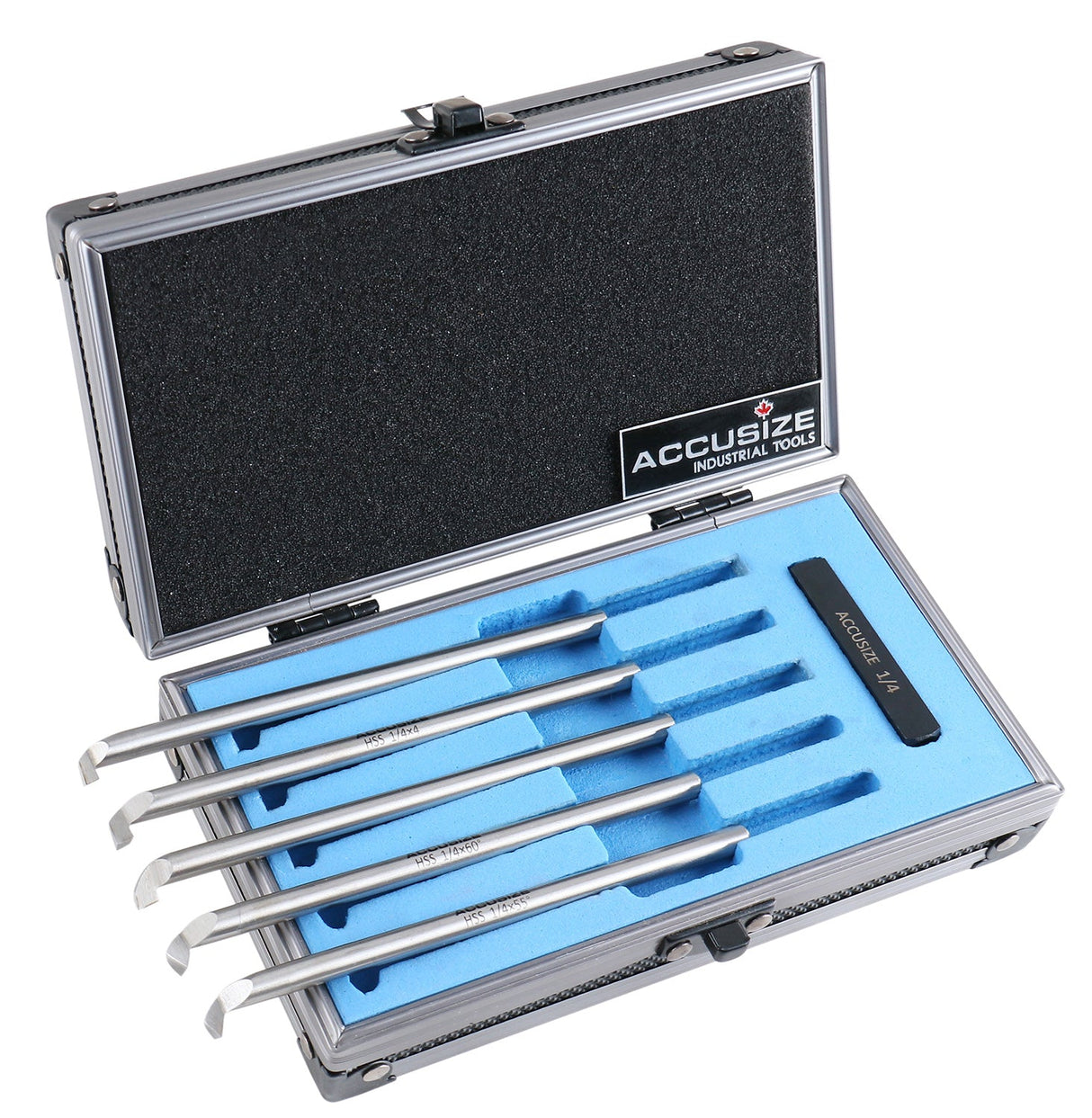 6pc H.S.S. Internal Threading & Boring Tool Set, 1/4", 5/16", 3/8" & 1/2"