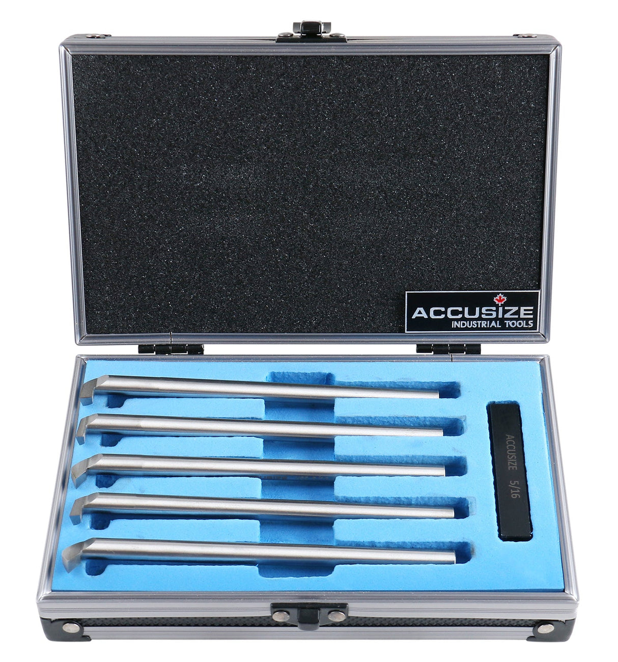 6pc H.S.S. Internal Threading & Boring Tool Set, 1/4", 5/16", 3/8" & 1/2"