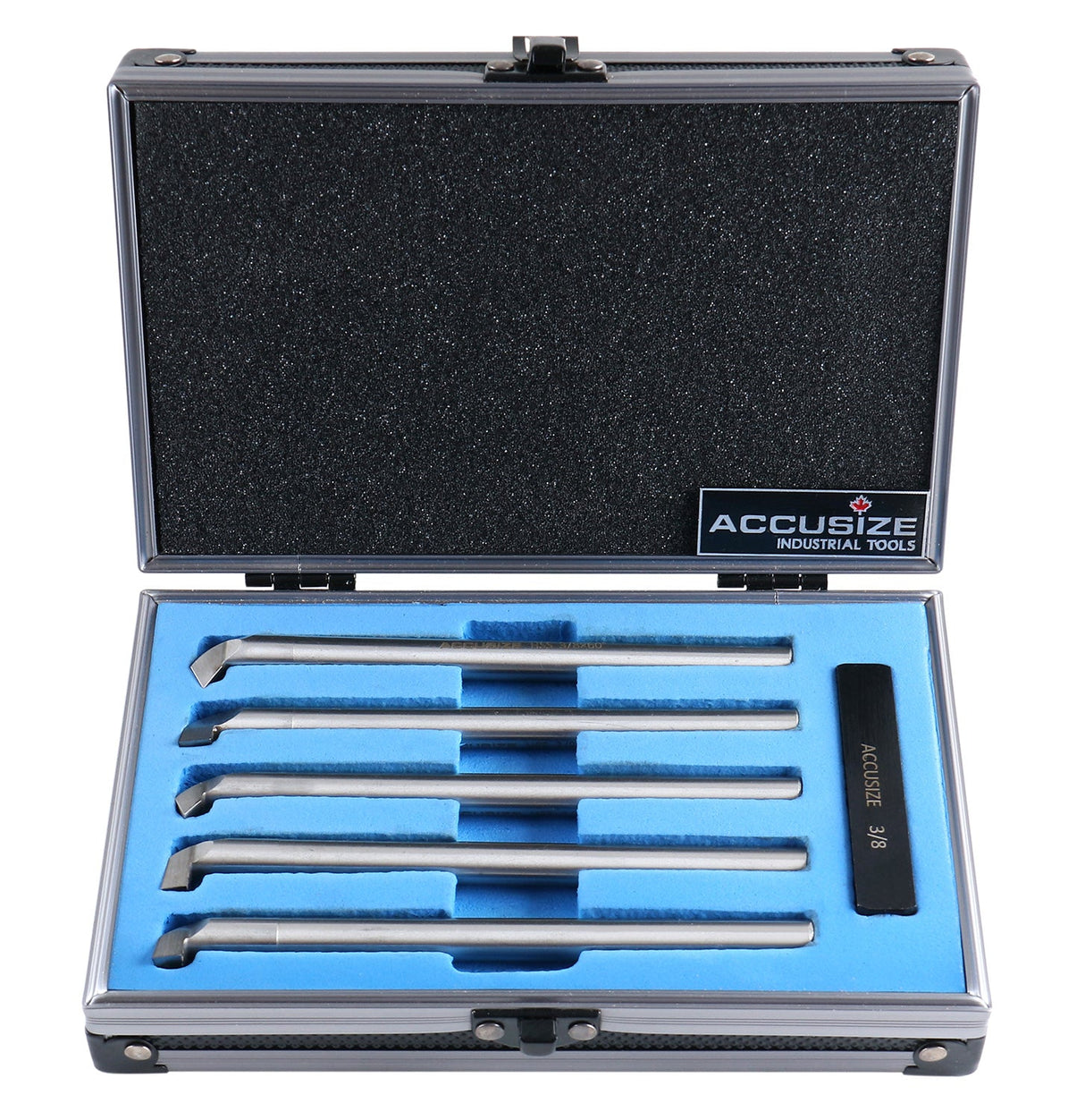 6pc H.S.S. Internal Threading & Boring Tool Set, 1/4", 5/16", 3/8" & 1/2"