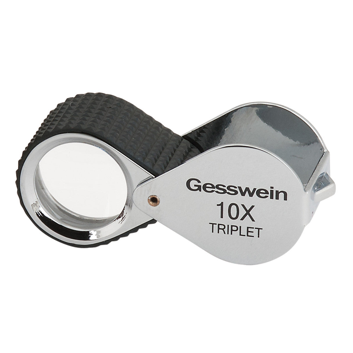 10X Triplet Loupe with Rubber Grip