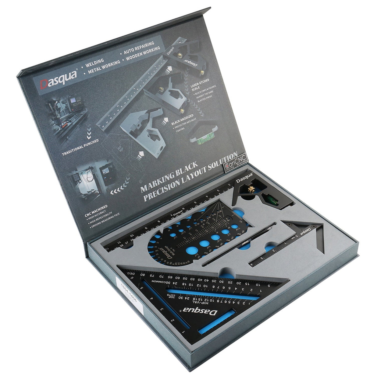 5pc Marking Black Precision Layout Solution, 2805-1406