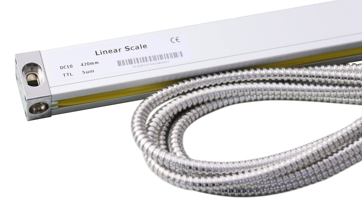 3-Axis Digital Read Out DRO Glass Scale Kit for Milling Machine on Knee (X, Y, Z)