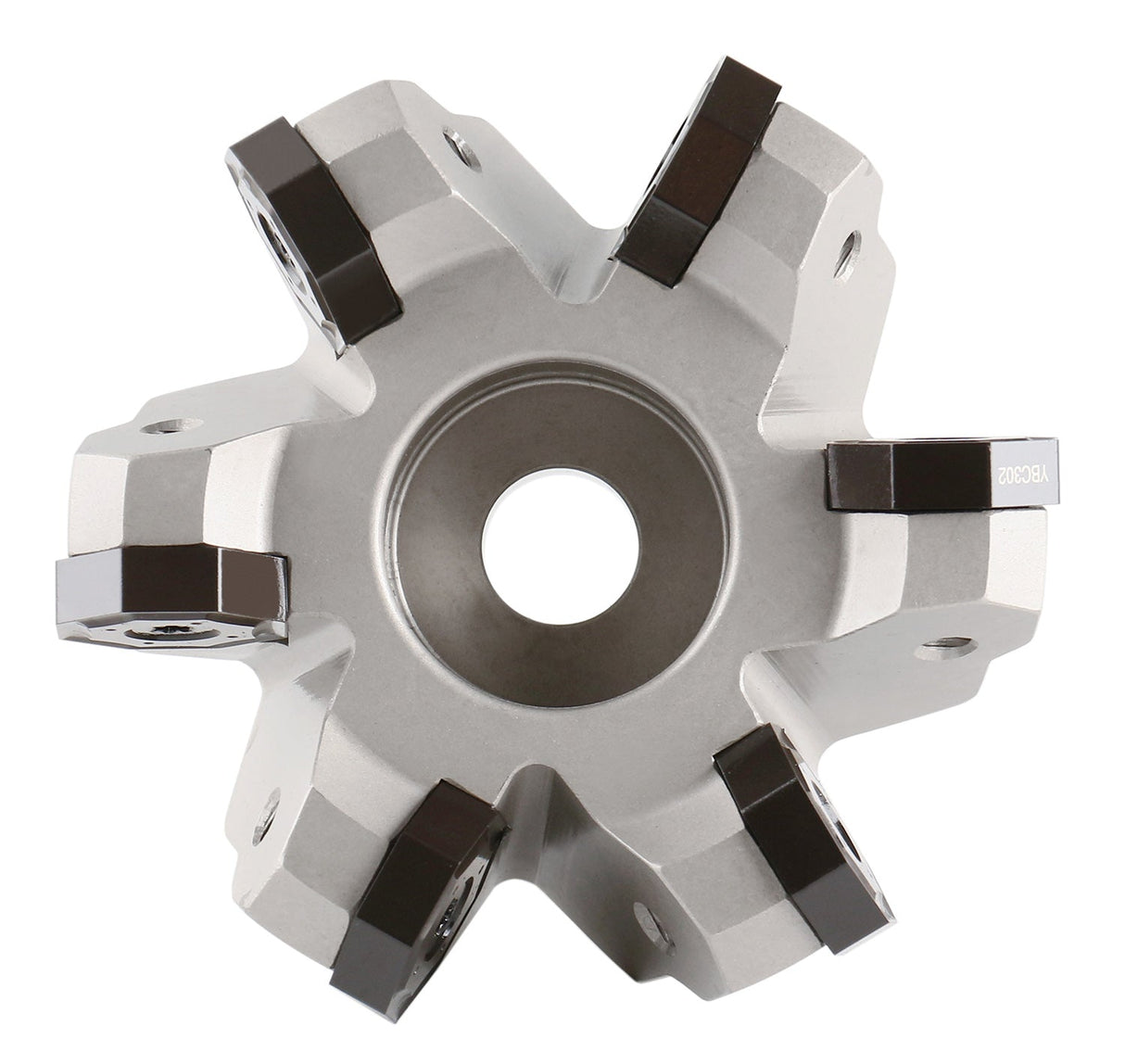 45 Degree Indexable Face Mill with ONHU08T508 Inserts, OCTAGONAL Double-Side Inserts with 16 Cutting Edges