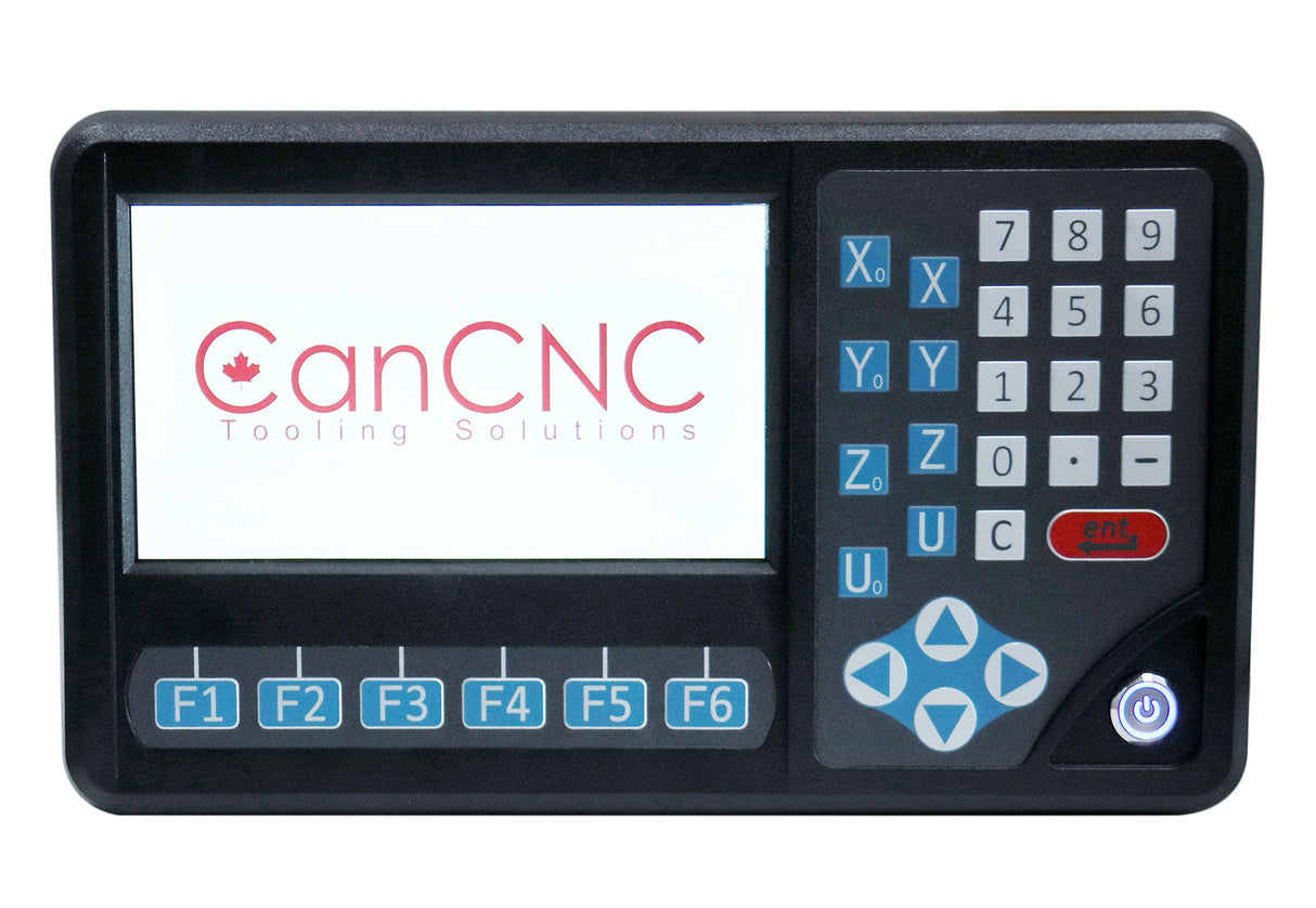 4-Axis DRO for Milling Machine Package on Quill, Glass Scale, DITRON