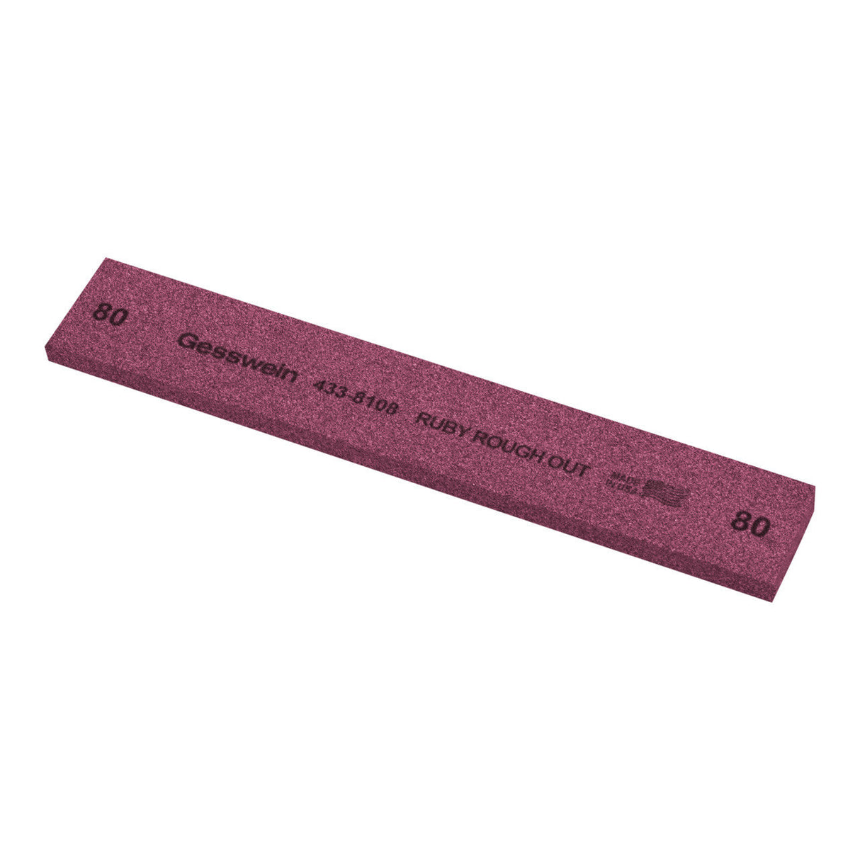 Gesswein® Ruby Rough-Out Stones 1" x 1/4" x 6" (Pkg. of 6)