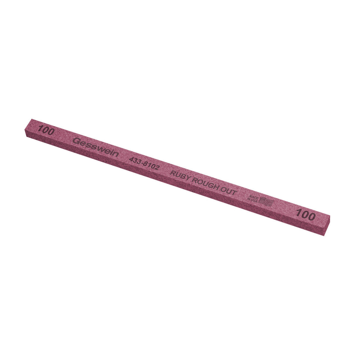 Gesswein® Ruby Rough-Out Stones 1/4" x 1/4" x 6" (Pkg. of 12)