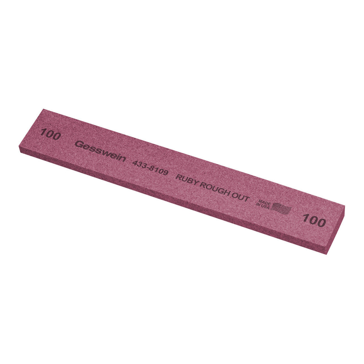 Gesswein® Ruby Rough-Out Stones 1" x 1/4" x 6" (Pkg. of 6)