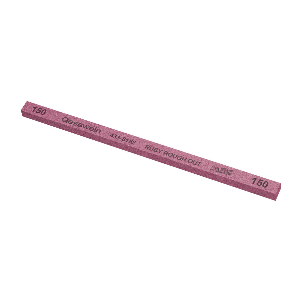 Gesswein® Ruby Rough-Out Stones 1/4" x 1/4" x 6" (Pkg. of 12)