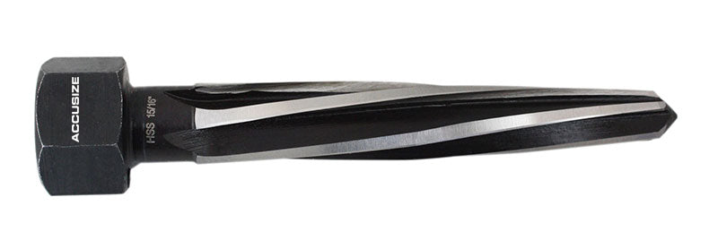 Bridge Reamer, H.S.S. Aligning Reamer, Spiral Flute, Hex Shank