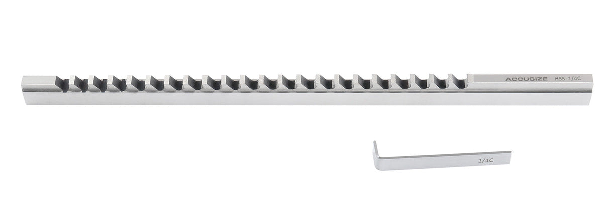 H.S.S. Keyway Broach, Metric, Inch, Style A, Style B, Style C, Style D, Style E & Style F