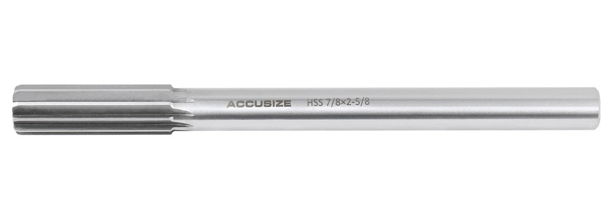 ANSI HSS M2 Single Straight Flute Chucking Reamers