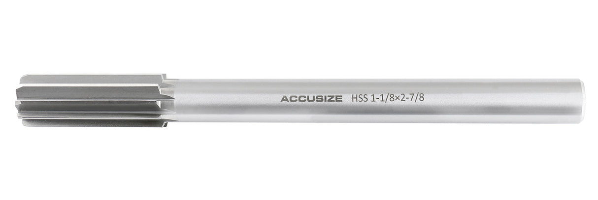 ANSI HSS M2 Single Straight Flute Chucking Reamers