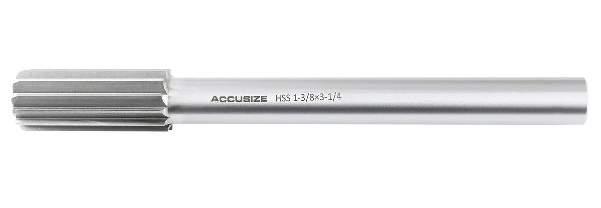 ANSI HSS M2 Single Straight Flute Chucking Reamers