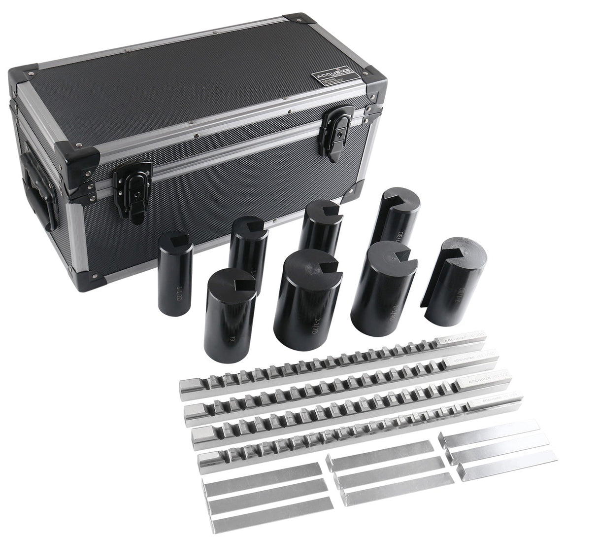 5100-0042, No.40A 32 Combinations HSS Keyway Broach Sets