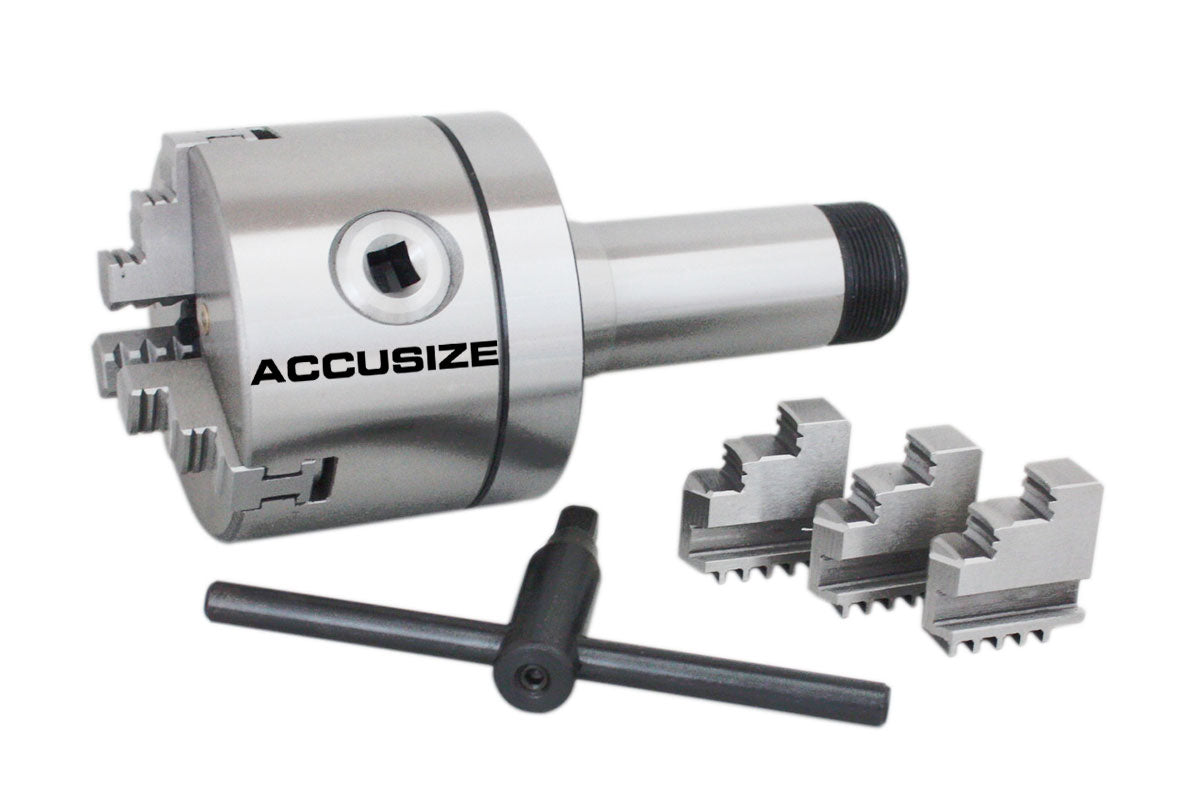 5C Lathe Chucks 3-Jaw Self-Centering Scroll