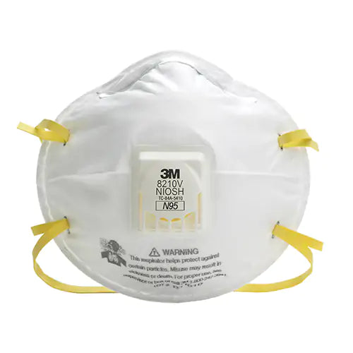 3M 8210V N95 Particulate Respirators (With Valve) Box of 10